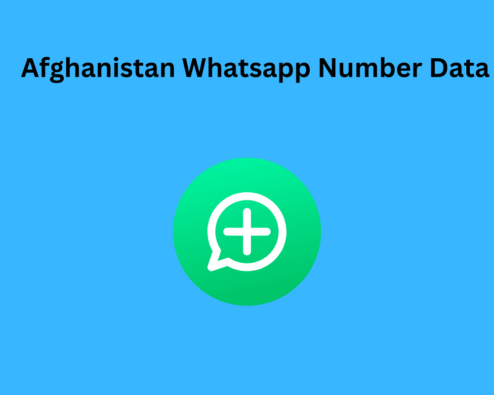 Afghanistan whatsapp number data